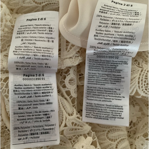 Valentino Red Floral Macrame Embroidered Dress - Picture 10 of 12